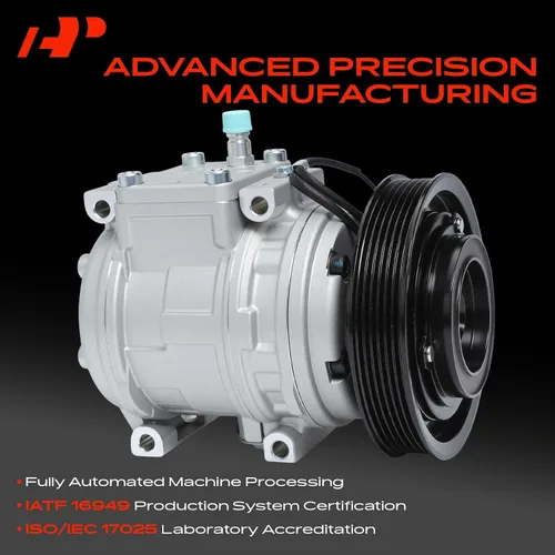 Vista 3 de A-Premium Compresor de aire acondicionado con embrague Compatible con Toyota Corolla 1.8L 1998-2002
