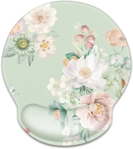 Vista 21 de Alfombrilla de mouse con soporte de muñeca, alfombrilla de mouse para hombre, base de goma antideslizante, alfombrilla de mouse para escritorio