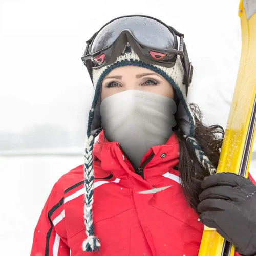 Vista 7 de AXBXCX - Protector de cara y cuello térmico para esquiar, para clima frío y actividades al aire libre en invierno