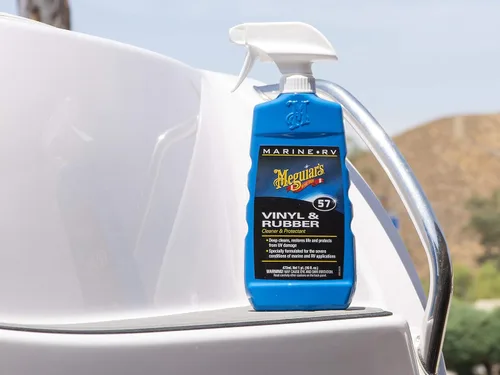 Vista 6 de Limpiador y protector Meguiar's M5716 de Marine/RV, para vinilo y hule, 16 oz