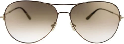 Vista 2 de Tom Ford CLARK FT 0823 Brillante Marrón OscuroMarrón Claro 5914140 Gafas de sol unisex