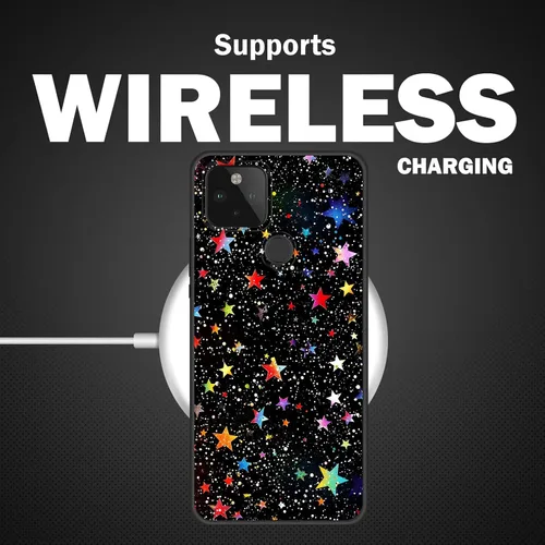 Vista 403 de Funda delgada para Google Pixel 4 XL, funda delgada de silicona de TPU suave a prueba de golpes para Google Pixel 4 XL, astronauta Galaxy