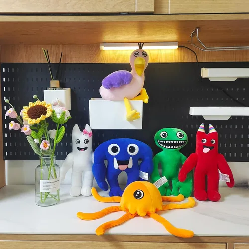 Vista 6 de 6 juguetes de peluche de 10 pulgadas, nuevos juguetes para fanáticos, figura de peluche, regalos para niños (6 unidades-01)