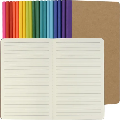 Vista 10 de ZCZN Paquete de 8 cuadernos rayados coloridos a granel, diarios A5 con 8 colores, 60 páginas/30 hojas, 8.3 x 5.5 pulgadas, papel rayado