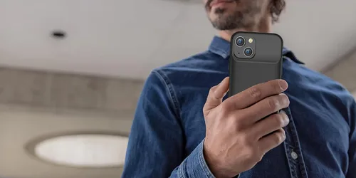 Vista 7 de Funda de batería para iPhone 13, 7000 mAh, ultrafina, portátil, funda de carga, batería extendida recargable, compatible con iPhone 13