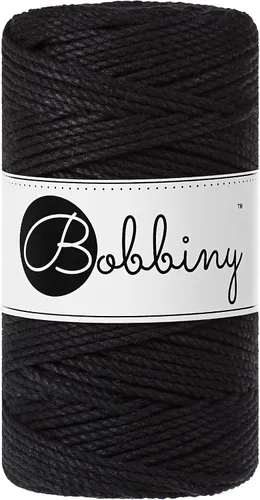 Vista 18 de Bobbiny Cordón de macramé regular de 0.118 in y 3 capas (aguamarina), 108yds/330 pies (100% algodón reciclado)