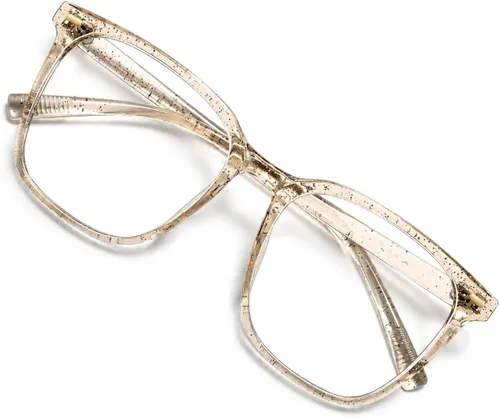 Vista 15 de Gafas cuadradas de gran tamaño con bloqueo de luz azul para mujeres y hombres, antifatiga para monitor de computadora, reducen la fatiga ocular