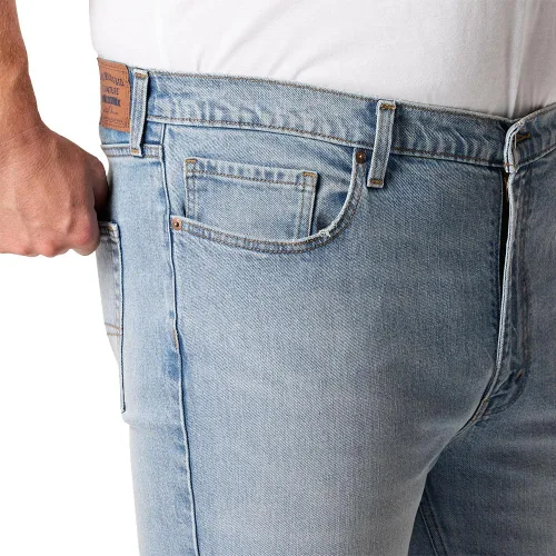 Vista 3 de Signature by Levi Strauss & Co Jeans rectos para hombre (Nuevo) Prensa en frío (Estiramiento bajo)