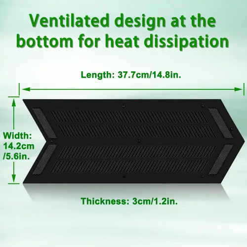 Vista 4 de OSTENT Dual Motors Cooling Fan Radiator Charger Station USB Hub Vertical Stand for Sony PS4Slim Console