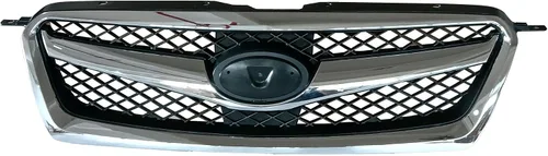 Vista 3 de PartsFlow Parachoques delantero parrilla negro con cromo malla parrilla para 2010 2011 2012 Subaru Legacy 91121AJ03B Negro con cromo para Subaru