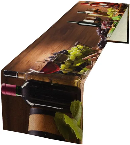 Vista 14 de Camino de mesa de lino de algodón, cuchillo de cocina occidental, tenedor, colección de mesa rectangular, desierto salvaje oeste americano