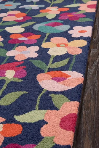 Vista 3 de Momeni Newport Collection - Alfombra de área, 8'0" x 10'0", azul marino