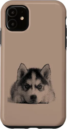 Vista 8 de Chic Husky Puppy for Dog Mom and Paw Parents Case for iPhone XR