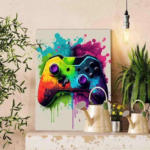 Vista 2 de Kits de pintura por números, lienzo de 16 x 20 pulgadas, pintura al óleo DIY para niños, estudiantes, adultos principiantes con pinceles y pigmento