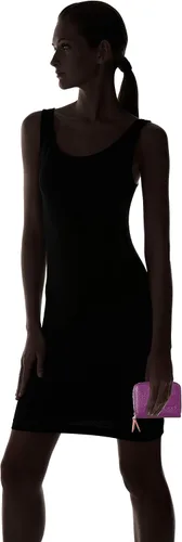 Vista 7 de KALMOR Billeteras de piel para mujer, con doble cremallera, con bloqueo RFID y bolsillo para monedas, 4. 25 x 3. 0 x 1.5