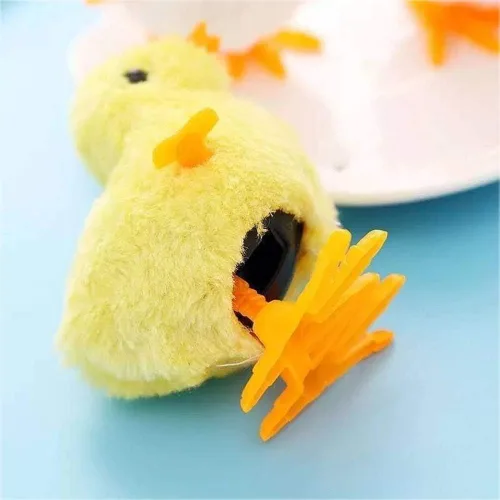 Vista 5 de CICITOYWO Juguete novedoso de conejito y pollito saltador, juguete de cuerda para niños pequeños, adultos, cesta de caza de huevos de Pascua