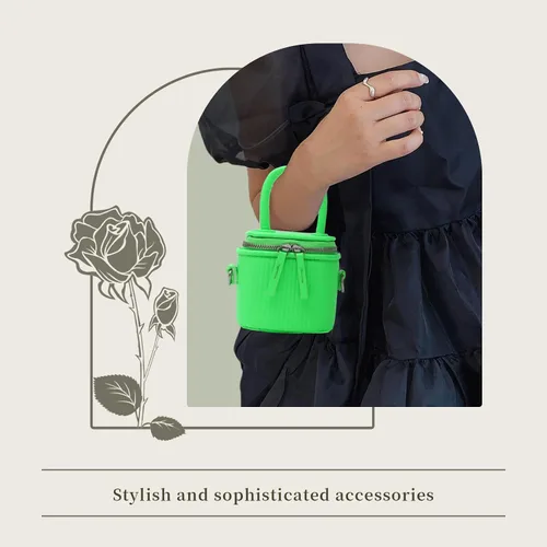 Vista 6 de Cute Clutch Purse for Women Mini Crossbody Bag Trendy Shoulder Handbag Handle Satche Bag