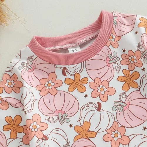 Vista 5 de Traje de bebé niña de San Patricio Nweborn, sudadera de manga larga, mameluco lindo con cuello redondo