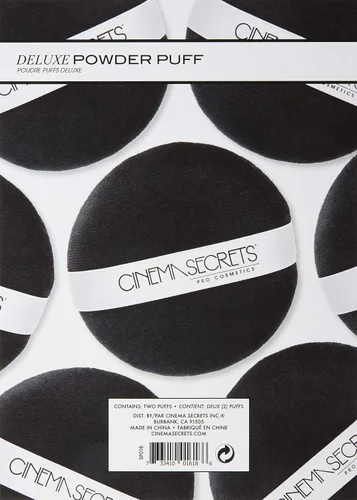 Vista 3 de Cinema Secrets Soplo de polvo de lujo con correa, negro, 2