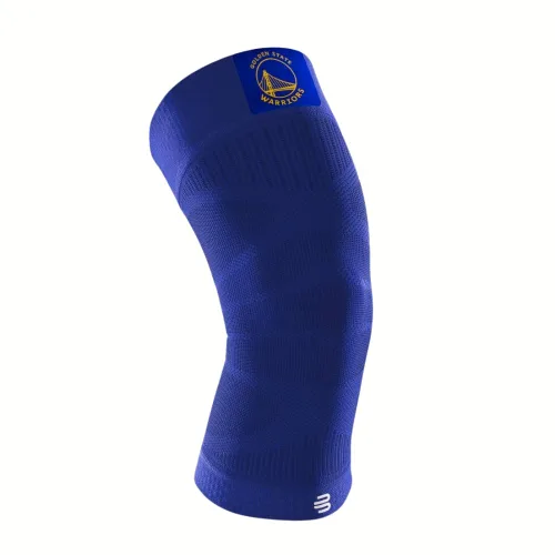 Vista 20 de Bauerfeind - Rodillera de compresión deportiva para rodillas NBA - Diseño ligero con zonas de agarre para alivio del dolor en la rodilla de Negro