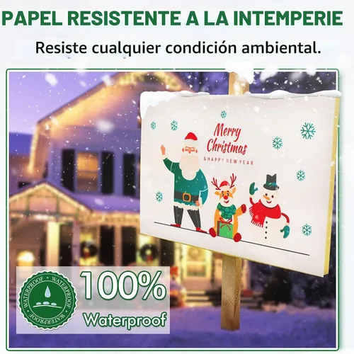 Vista 3 de Koala - Papel impermeable para impresora láser, papel de impresora a prueba de desgarros, película blanca imprimible de doble cara mate de 8.5 x 11