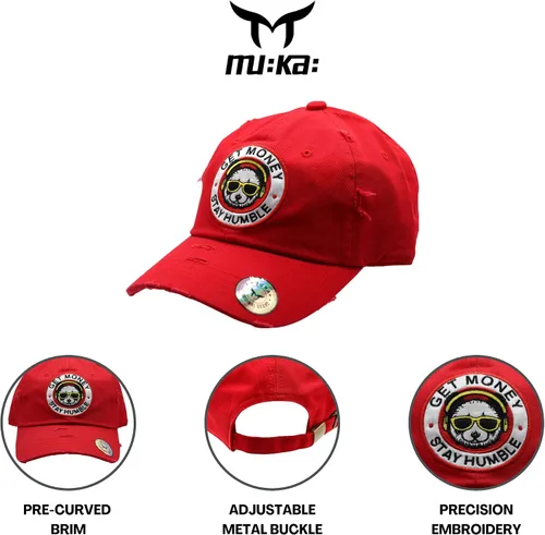 Vista 8 de Muka - Sombrero para papá ropa de calle hip hop con gráficos serie animal panda gato bordado para papá sombrero para mujer hombre diseño de gorra