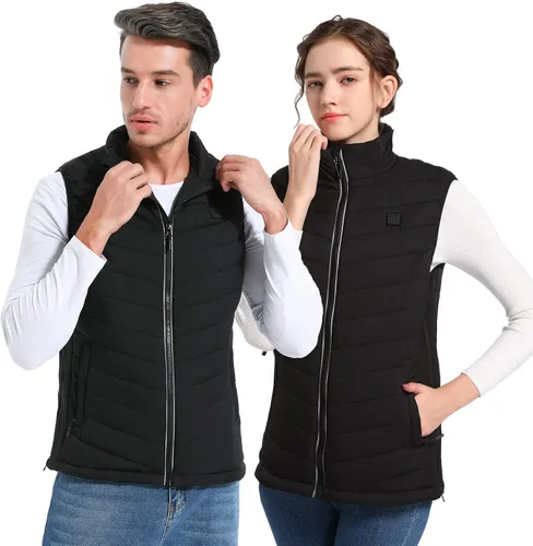 Vista 2 de NUNEWARES Heated VestUSB Charging Lightweight Heated JacketHeating Clothing for Men WomenOutdoor