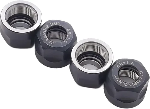 Vista 4 de 4pcs ER11-A Collet Sujeción Tuercas Agujeros para CNC Fresado Chuck Holder Torno