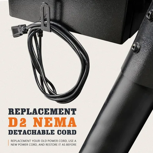 Vista 4 de YAOAWE Cable de alimentación de repuesto para parrilla de pellets para Traeger, cable de alimentación de parrilla de interior compatible con Traeger