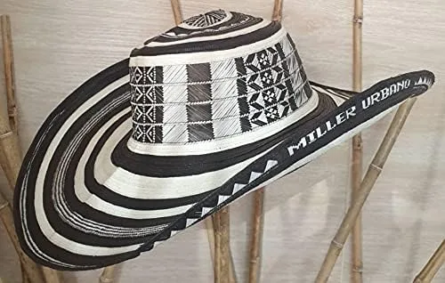 Vista 3 de col-p Sombrero Colombiano Vueltiao Original Colombiano Sombrero Colombiano Paisa Hecho por Artesanos Especial para Fiestas Regalos Cumpleaños