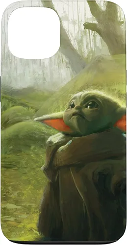 Vista 7 de iPhone 16 Star Wars The Mandalorian The Child Grogu in the Forest Art Case