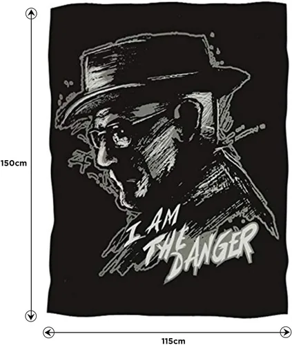 Vista 2 de Breaking Bad I Am The Danger - Manta de forro polar ligera 45 x 60 pulgadas