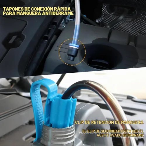 Vista 7 de MILADO bomba extractora del cambio de aceite de 12V 100W, sistema eléctrico Bomba de aceite del motor-N