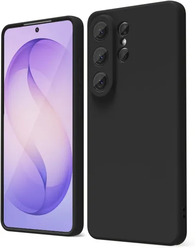 Vista 350 de oakxco Funda para teléfono Samsung Galaxy S8 de silicona líquida, delgada y fina de gel de goma suave TPU cubierta protectora simple llana