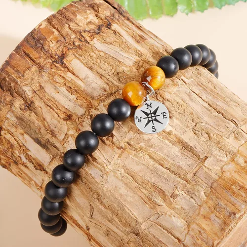 Vista 7 de 2024 Graduation Gifts for Her Him Natural Stone Bracelet Class of 2024 High School College Graduation Gift for Women Men