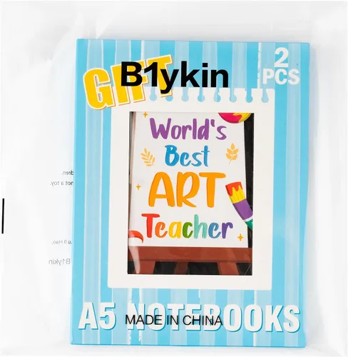 Vista 7 de B1ykin Cuadernos en espiral A5, 2 unidades, 50 hojas, 100 páginas, encuadernados con alambre, regalo de agradecimiento al profesor, cuaderno