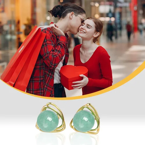 Vista 101 de Jade Earrings Studs,Green Jade Earrings for Women,925 Sterling Silver Earrings Studs for Sensitive Ears,Handmade Jade Earrings for Birthday