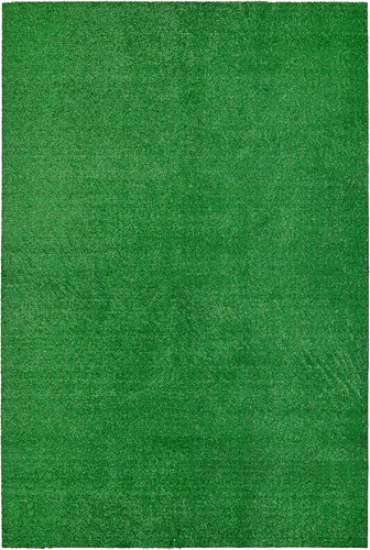 Vista 11 de Garland Rug Alfombra de césped artificial de 5 pies x 8 pies, grande para interiores/exteriores, color negro - Negro exuberante, duradera y de bajo