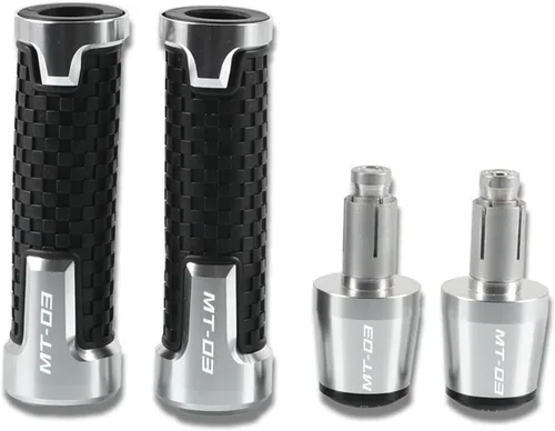 Vista 8 de Motorcycle for Y&AMAHA MT03 2015 2016 2017 2018 2019 2020 MT 03 MT-03 2005-2006 Motorcycle 7/8" 22mm Handle Grips Handlebar Grip Ends Plug