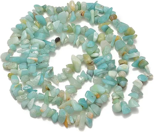 Vista 4 de PLTbeads Kit de pulseras de cintura de piedras preciosas curativas natrales de 0.197-0.315 in, diseño de piedras irregulares, fabricación de joyas