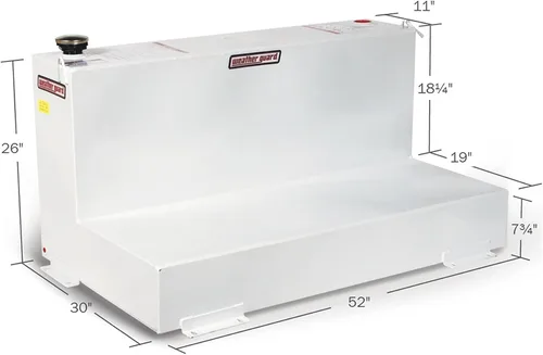 Vista 2 de Weather Guard Tanque de transferencia de combustible blanco 354301 - 90 galones
