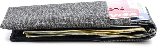 Vista 4 de Dockem Men's Minimalist Wallet, The Latcher
