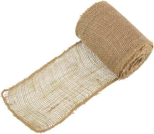 Vista 15 de JubileeYarn - Cinta de yute de arpillera para manualidades, 5.5 pulgadas x 10 yardas, color negro, 1 rollo