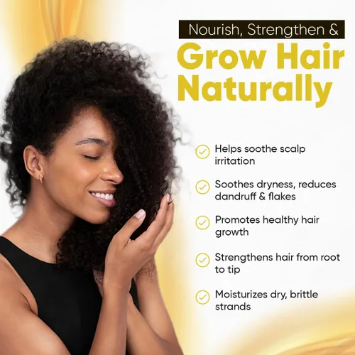 Vista 4 de Aceite de ricino negro jamaicano – Aceite de ricino 100% puro para el crecimiento del cabello, cuidado del cuero cabelludo, piel brillante y uñas.