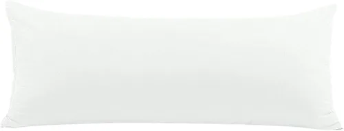 Vista 16 de PiccoCasa Funda de almohada de microfibra con cremallera de 110 GSM, 20 x 48 pulgadas, color negro