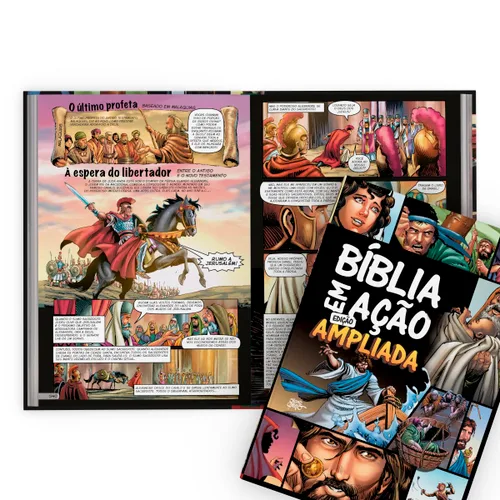 Vista 3 de Biblia em Acao: A Historia da Salvacao do Mundo Tapa dura