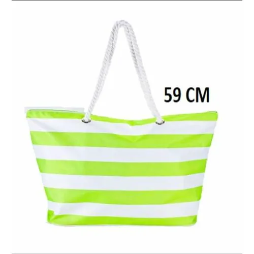 Vista 5 de Bolsa de Playa Bismark Azul Blanco Oxford 59 x 19 x 40 cm