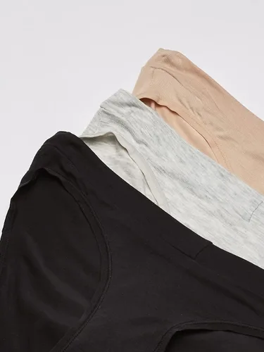 Vista 2 de PLAYTEX Bragas hipster de maternidad con frente en V para mujer, paquete de 3