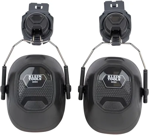 Vista 5 de Klein Tools Paquete de casco duro con accesorio para orejeras