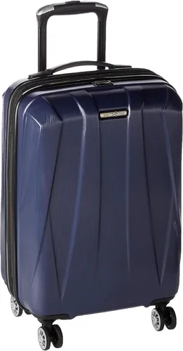 Vista 30 de Samsonite Centric 2 Set de maletas rígidas expandibles con ruedas giratorias dobles, Azul Caribe, Juego de 2 piezas (equipaje de mano/grande)